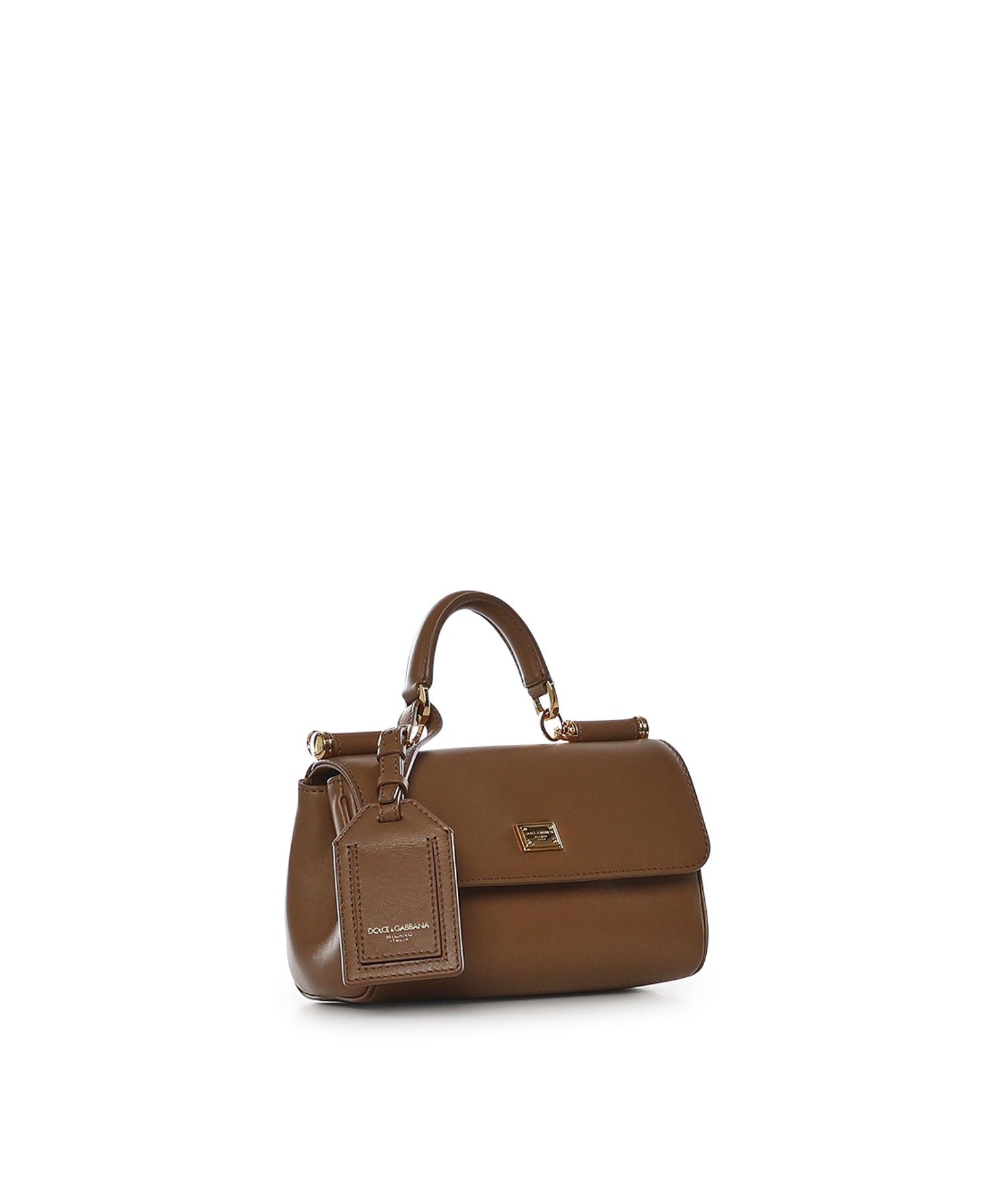 Borsa a mano My Sicily mini in pelle di vitello plongé BB7864 B73218Z093 DOLCE & GABBANA 