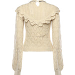 Top Lelia in cotone KT0061 CREAM FOR LOVE & LEMONS 