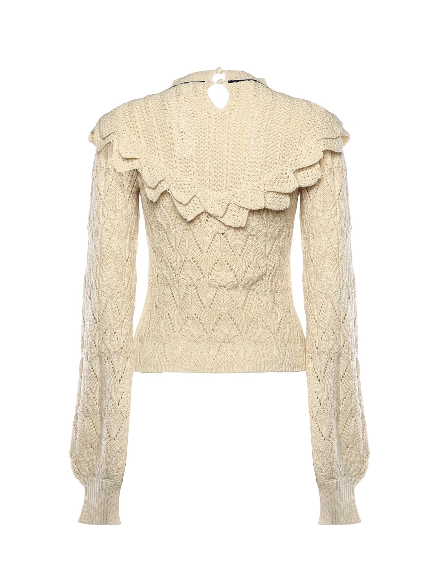 Top Lelia in cotone KT0061 CREAM FOR LOVE & LEMONS 