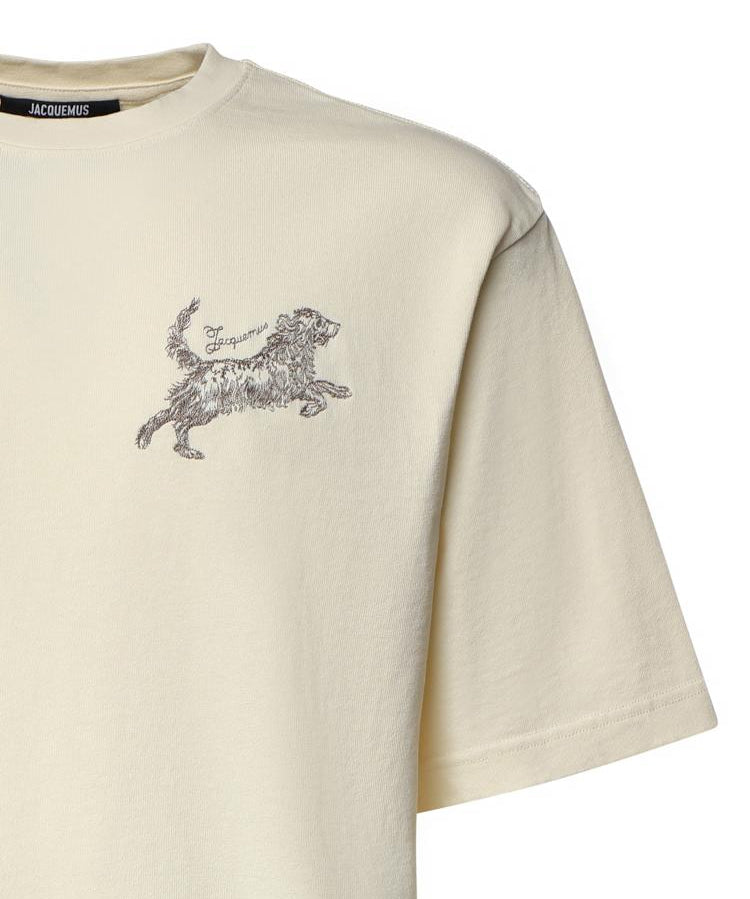 T-shirt Rita in jersey di cotone TSU00346AJ00226 015 JACQUEMUS 