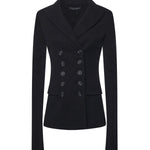 Giacca doppiopetto in panno lana F27HDT HU2BBN0000 DOLCE & GABBANA 