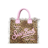 Borsa Vanity in canvas con stampa animalier VANI001 02591L MC2 SAINT BARTH 