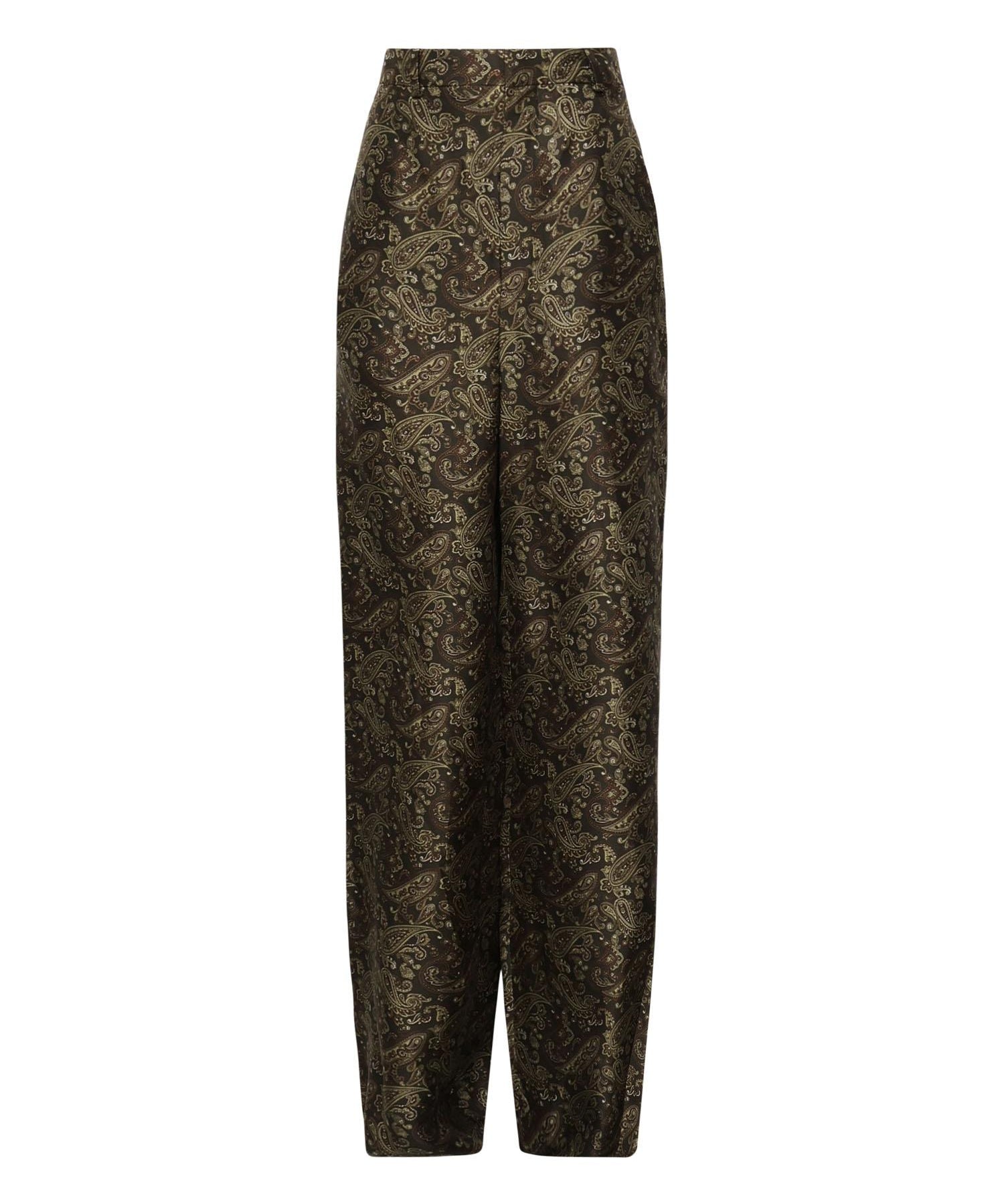 Pantaloni paisley in twill di seta 820232 Y6K901355 SAINT LAURENT 