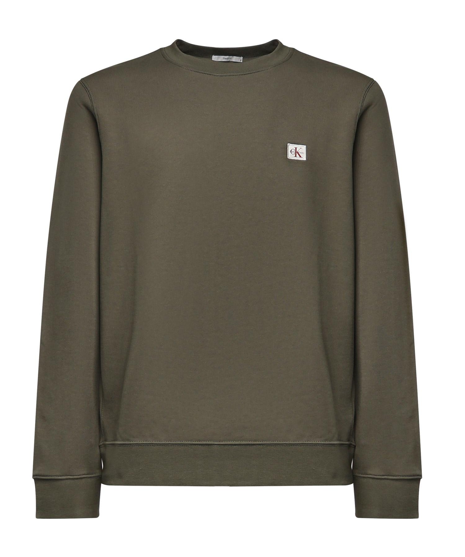 Felpa in cotone con logo LV04RG268G LDY CALVIN KLEIN 