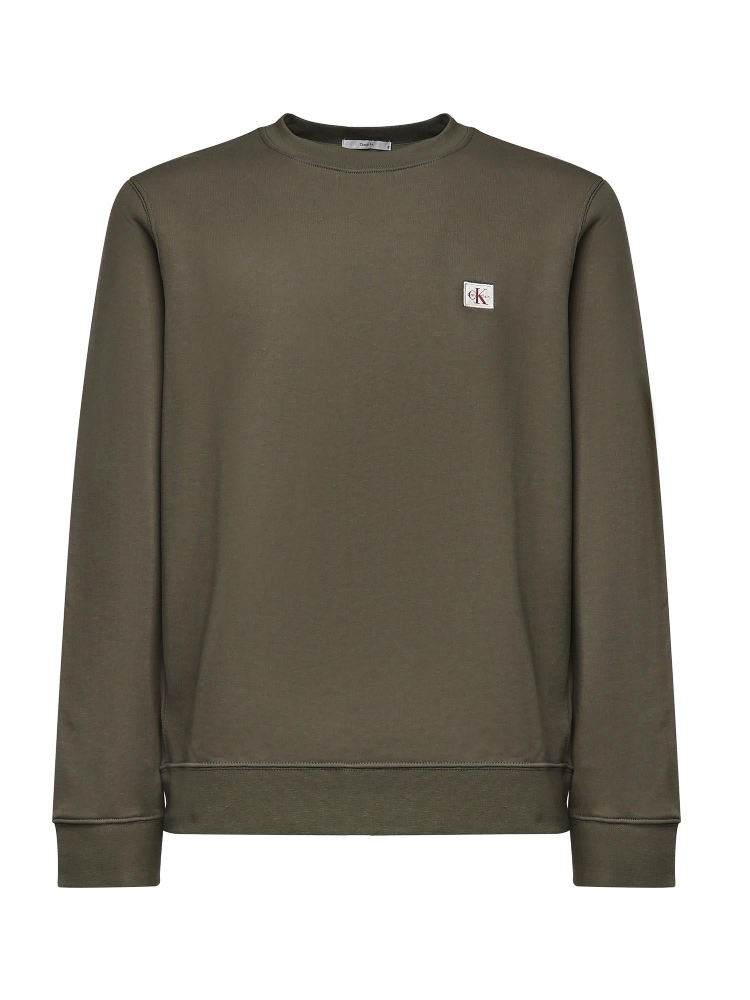 Felpa in cotone con logo LV04RG268G LDY CALVIN KLEIN 