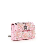 Borsa mini Kensington in rafia 5603498999 PINK KURT GEIGER 