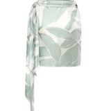 Gonna in twill di seta stampata 2611101042600 002 MAX MARA 