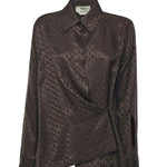 Camicia in seta FF jacquard FS8287 AUQGF1T6H FENDI 
