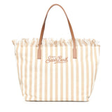 Borsa City in canvas a righe CBF0001 01763L MC2 SAINT BARTH 