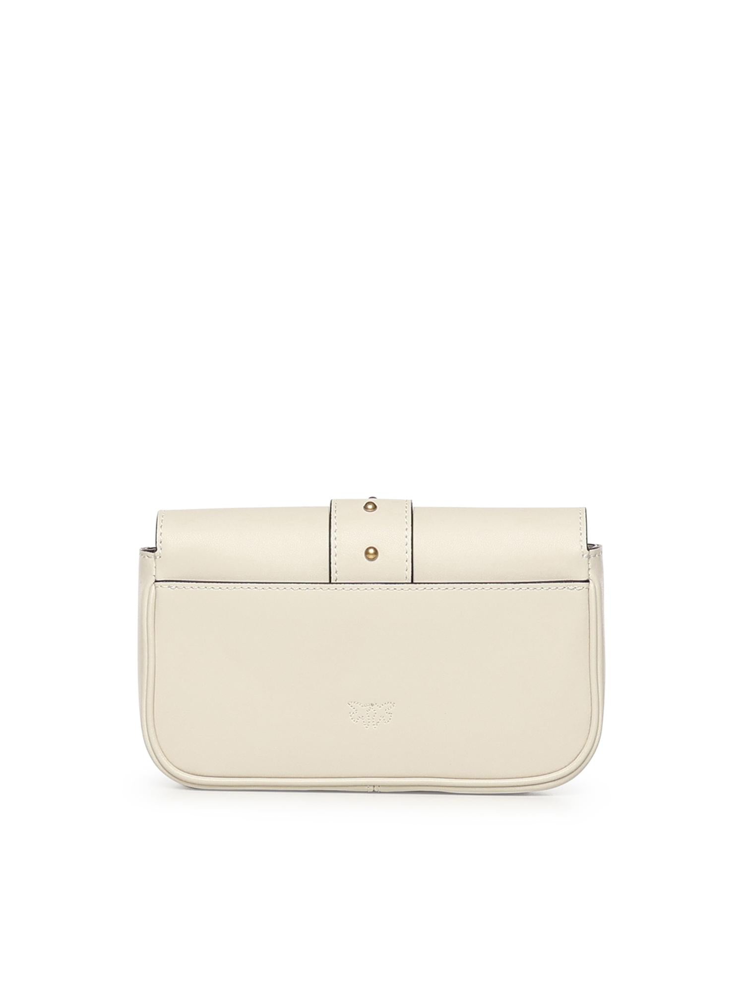 Borsa piccola pocket Love Bag One Simply in pelle 100061 A0F1Z14Q PINKO 