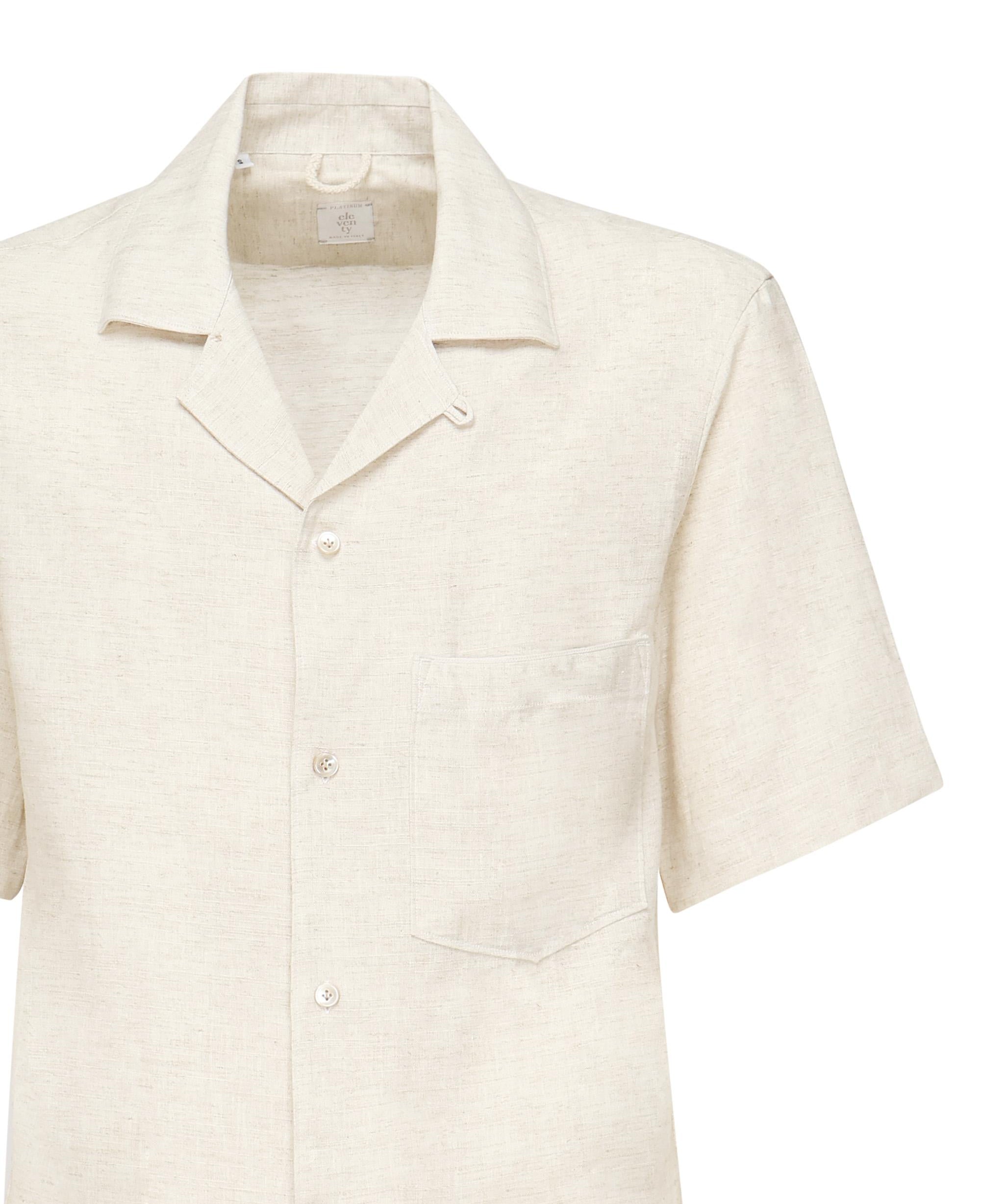 Camicia con collo ampio K75CAMK09TES0K178 02 ELEVENTY 