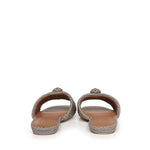 Sandali flat Kensington con cristalli<BR/> 8496140609 BEIGE KURT GEIGER 