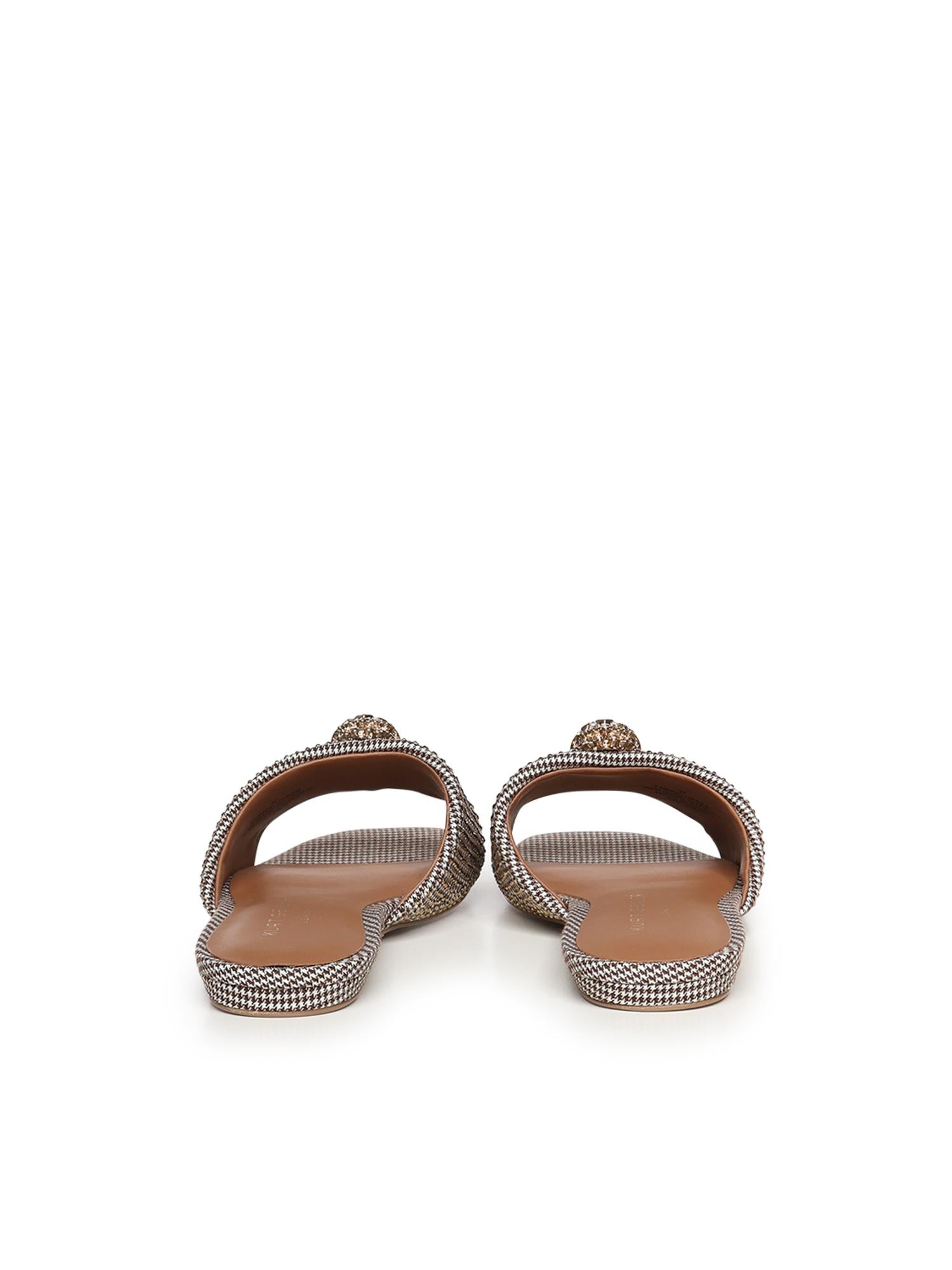 Sandali flat Kensington con cristalli<BR/> 8496140609 BEIGE KURT GEIGER 