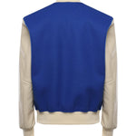 Bomber Varsity in nappa e tessuto VARSITY NAPPABLU GIULIANO GALIANO 