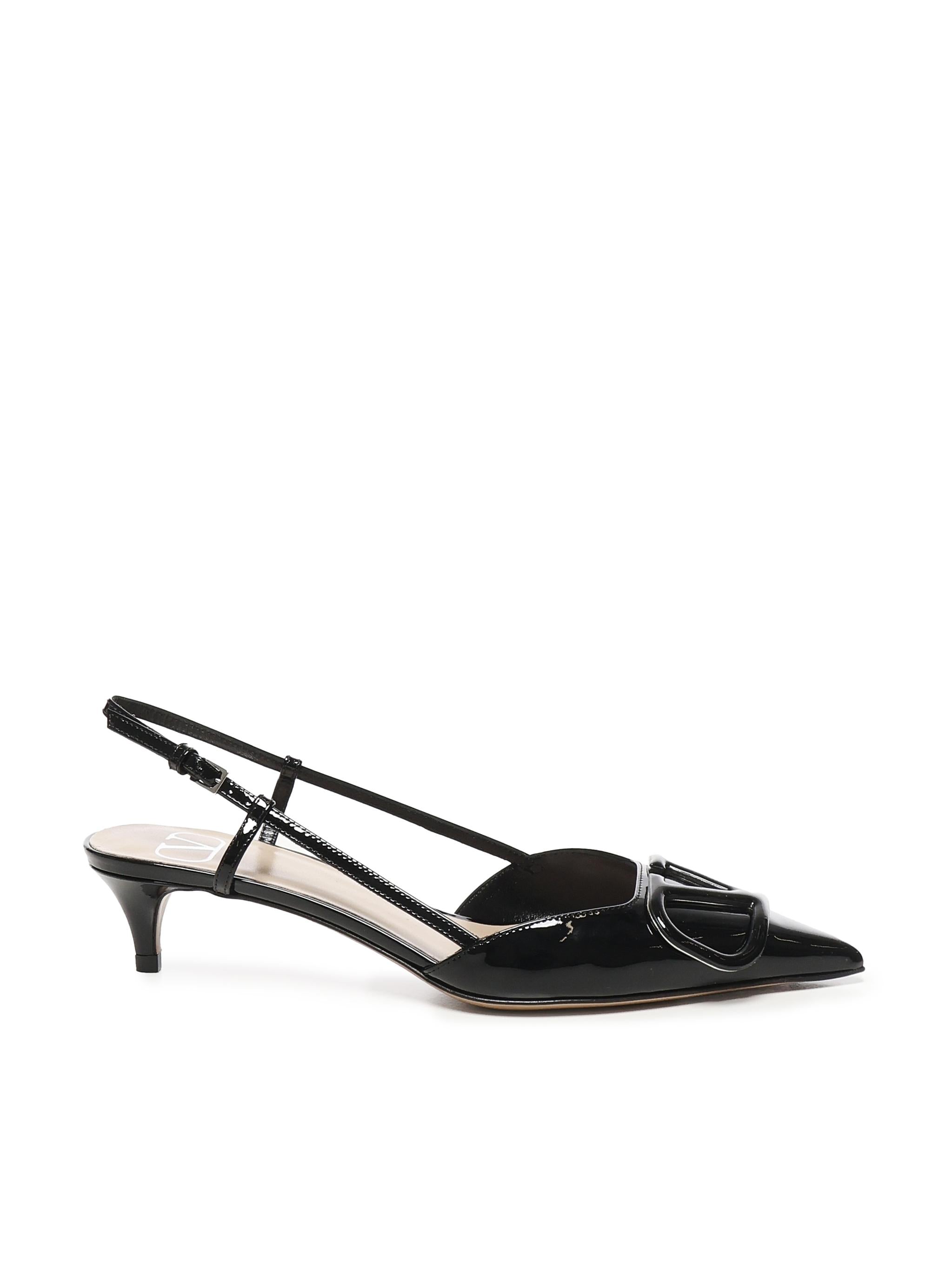 Décolleté Slingback in vernice VLogo Signature 6W2S0Q70 TMK0NO VALENTINO GARAVANI 