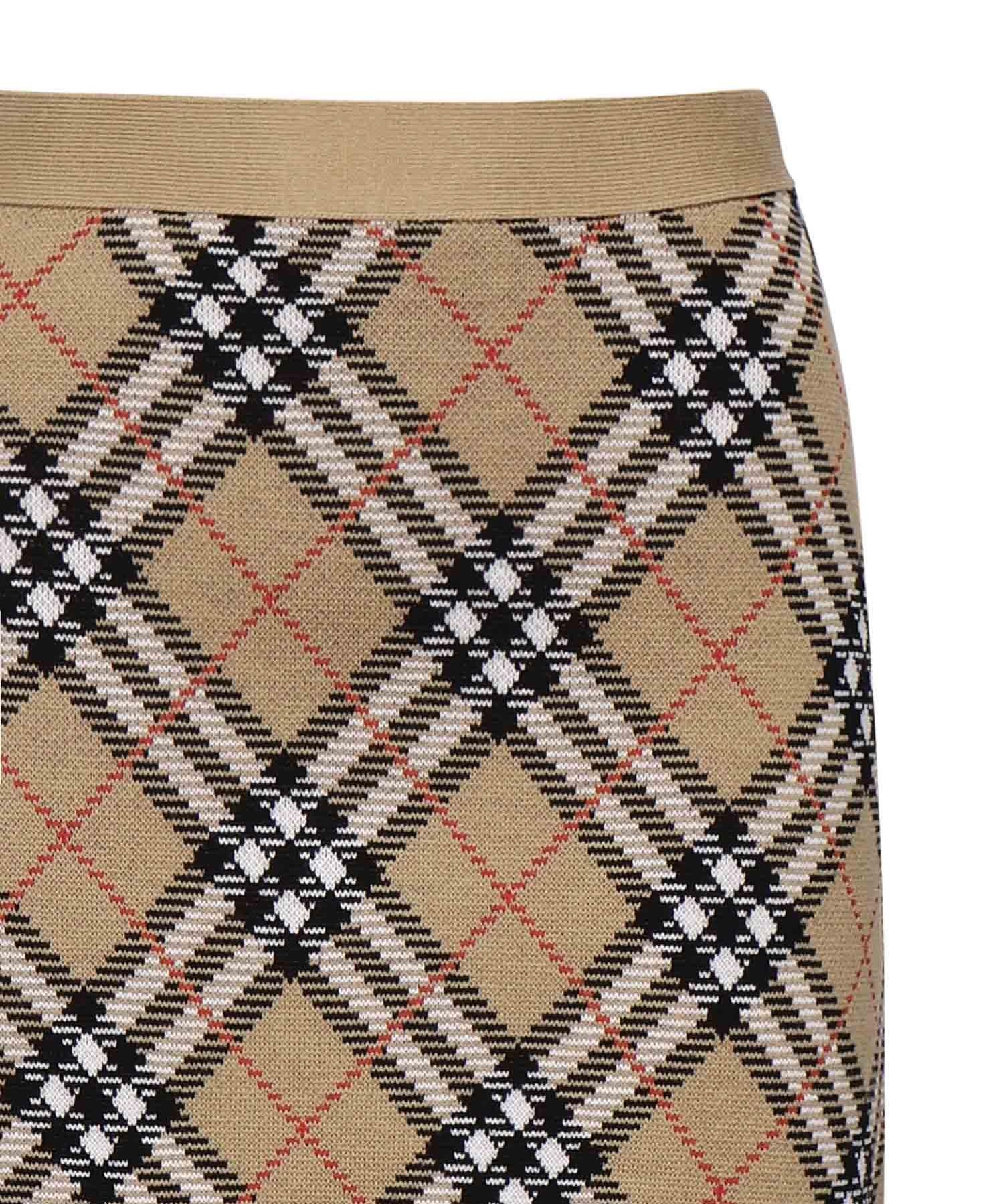 Minigonna in lana Check 8110604 C1309 BURBERRY 