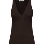 Top smanicato in viscosa 2511361313600 010 MAX MARA 