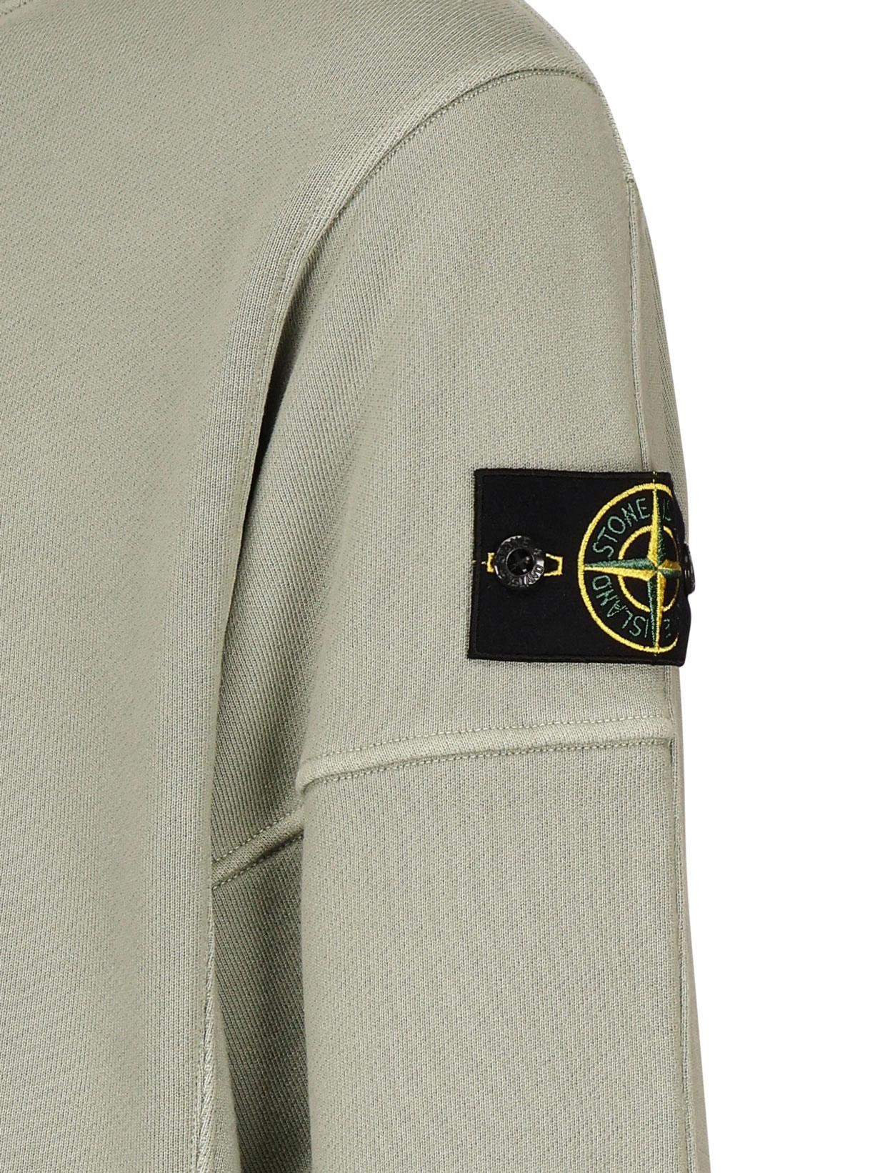 Felpa girocollo con effetto fiammato K1S156100032 S0045V0155 STONE ISLAND 