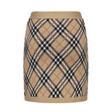 Minigonna in lana Check 8110604 C1309 BURBERRY 