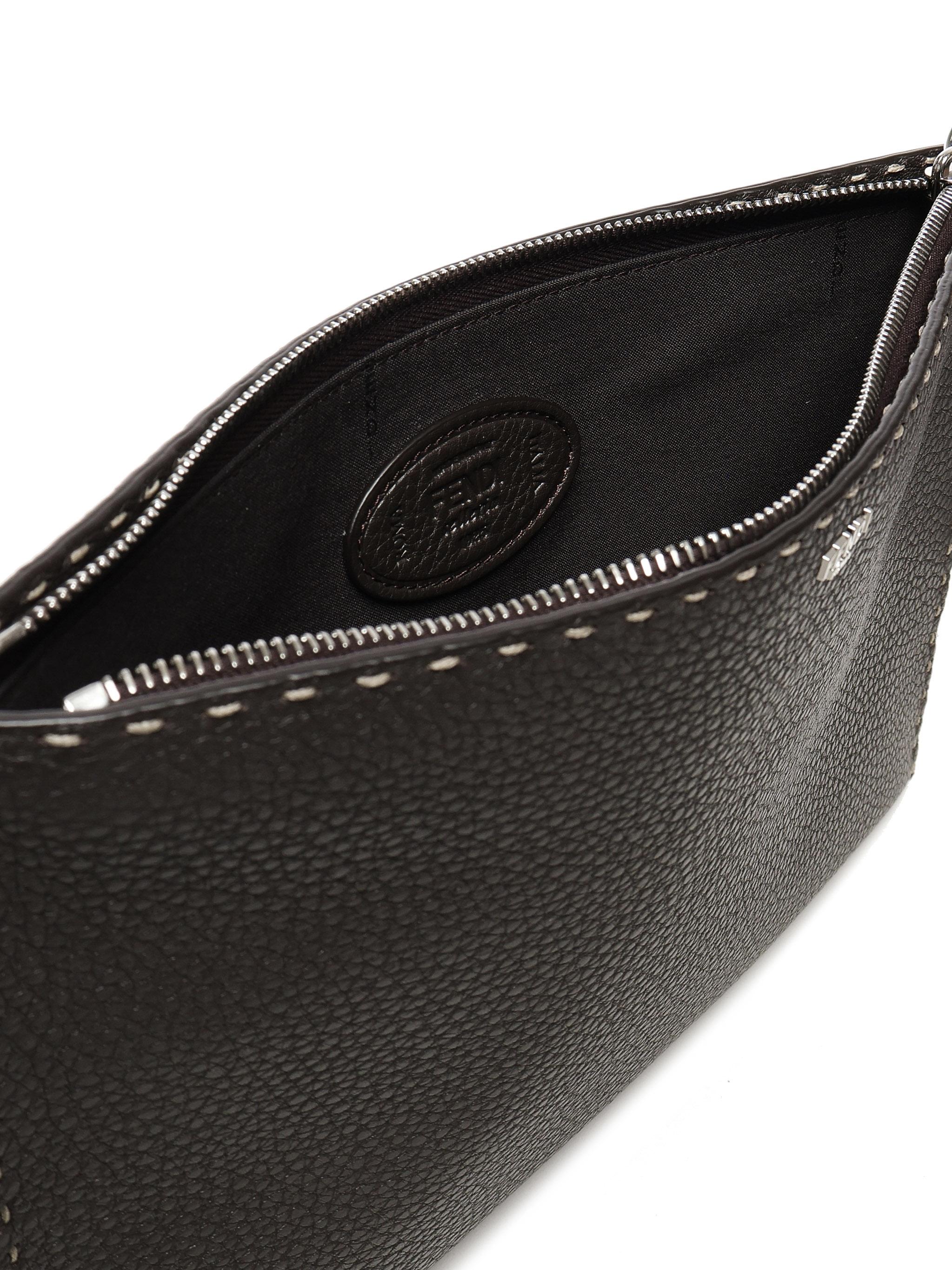 Pouch Piatta Medium Selleria 7N0134 AP3BF1RXY FENDI 