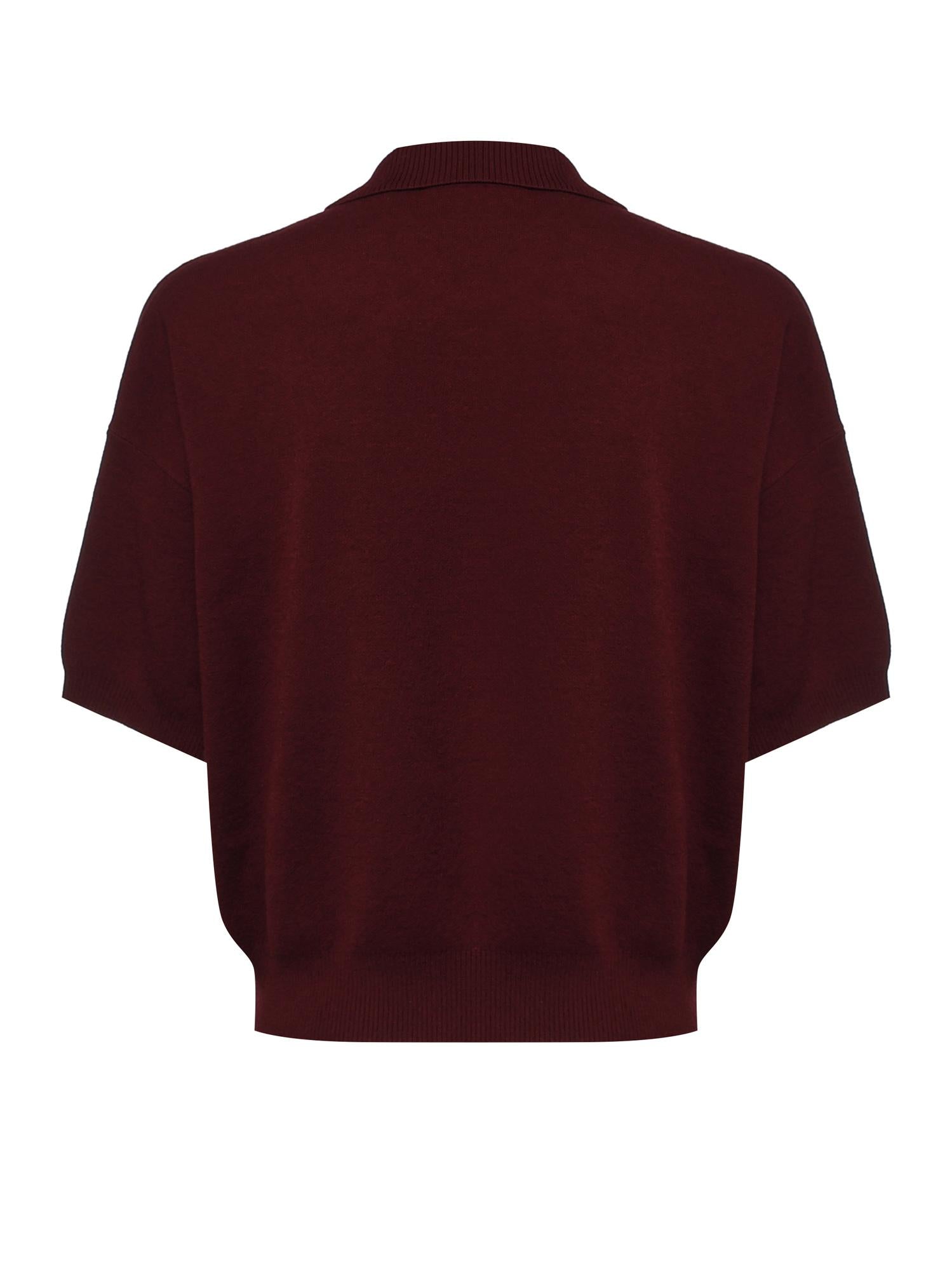 Polo in maglia con logo 114304 2734 ROTATE 