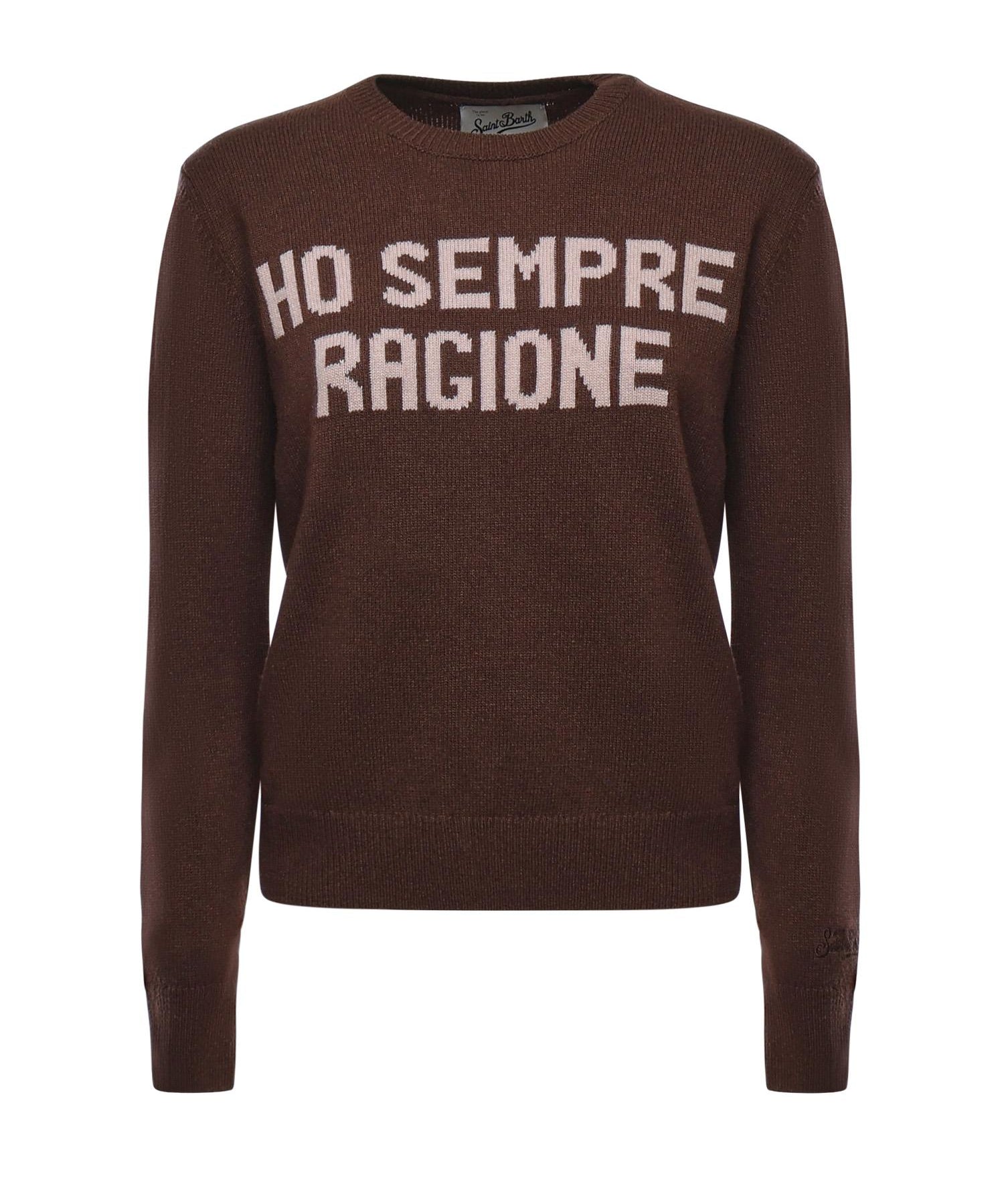 Maglione New Queen in misto cashmere QUE0010 02121I MC2 SAINT BARTH 