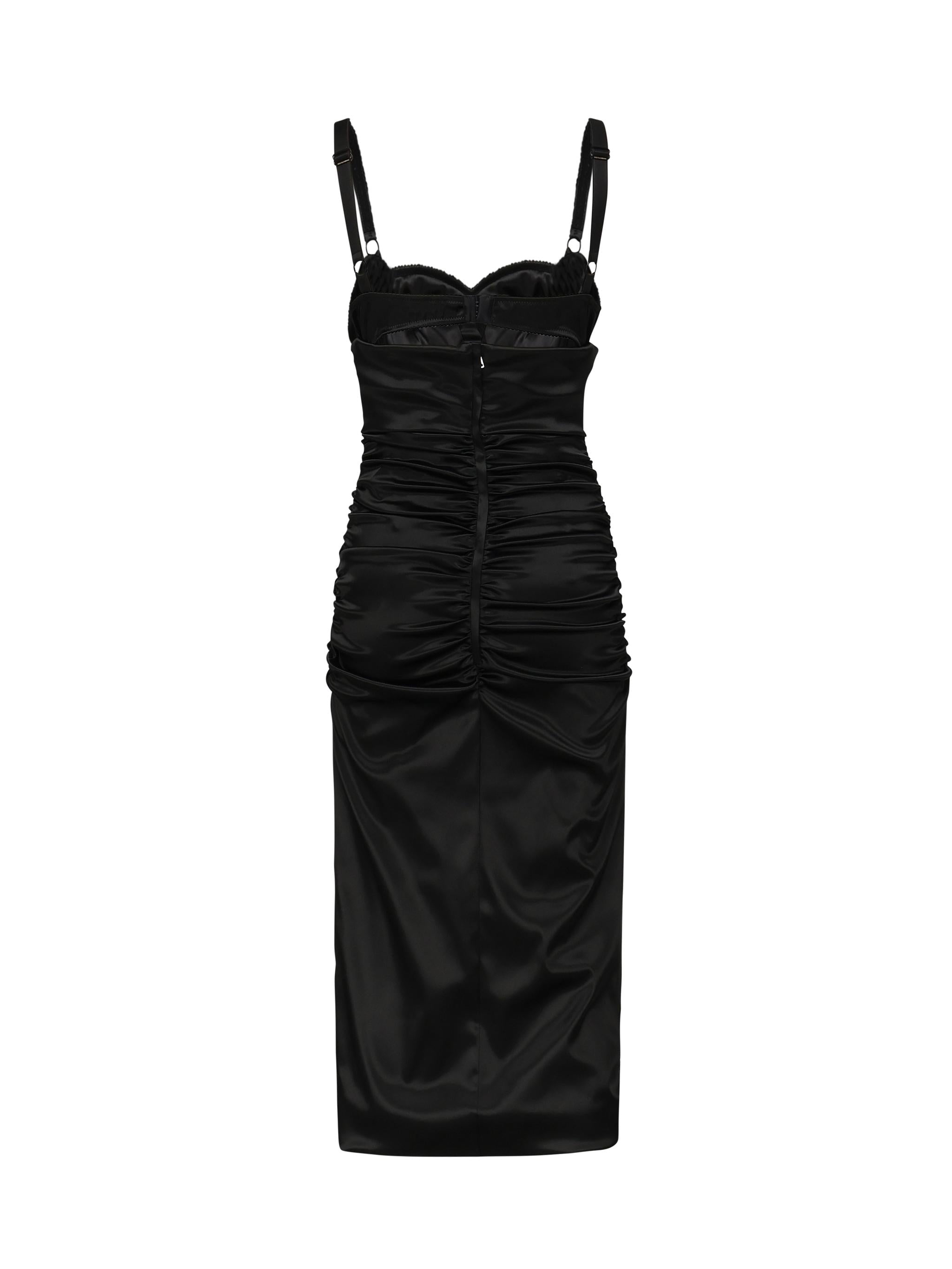 Abito longuette drapeggiato F6TUZT FURADN000 DOLCE & GABBANA 