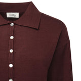 Maglia polo in viscosa<BR/> DK9210 TERRA OTTOD'AME 