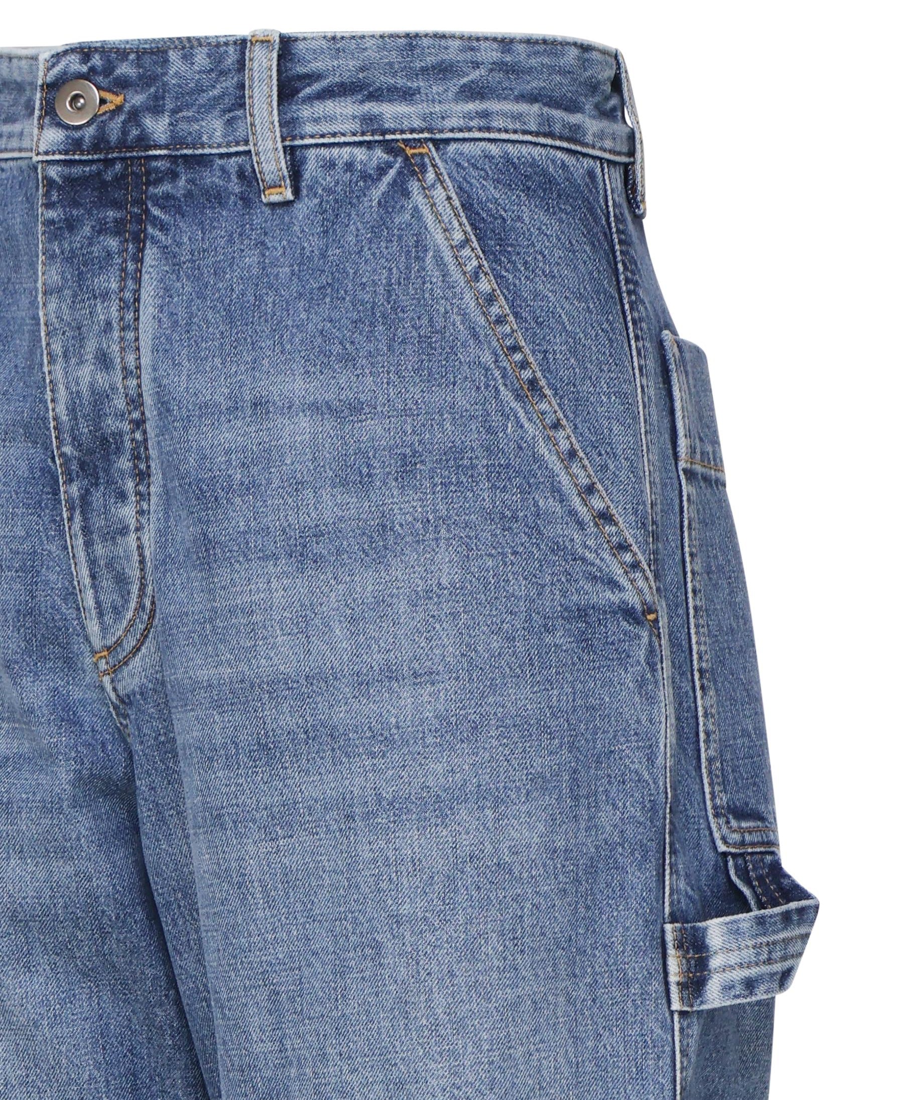 Pantaloni cargo in denim Vintage Indigo 793538 V42W04715 BOTTEGA VENETA 
