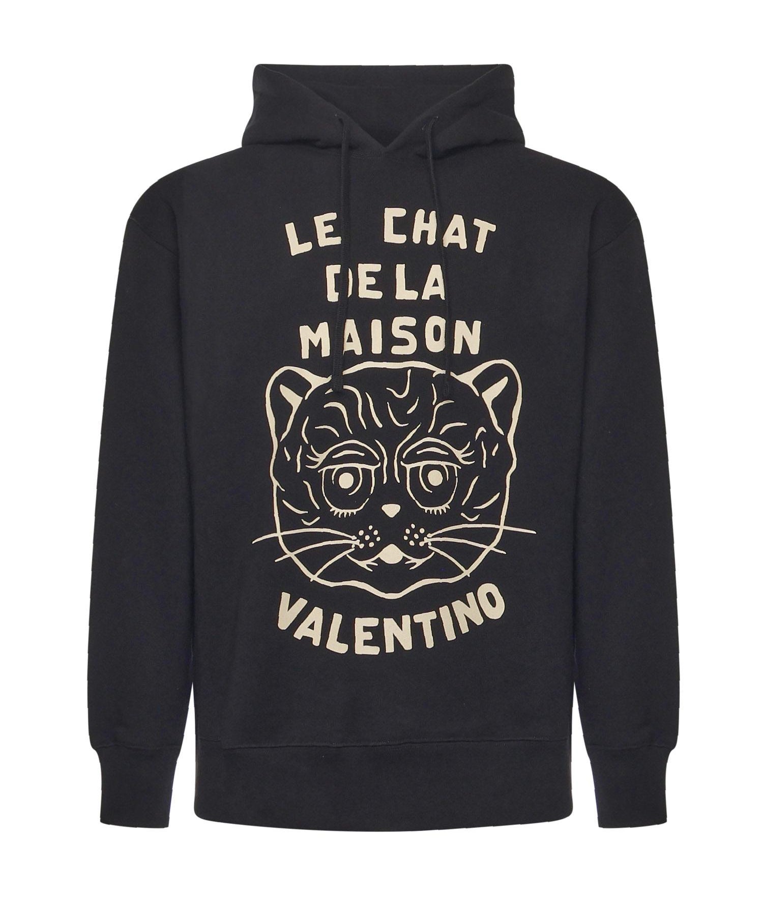 Felpa con patch Le Chat De La Maison 7V3MF28N B339RA VALENTINO GARAVANI 