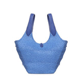 Borsa tote in rafia e viscosa 428P12005 001 POLO RALPH LAUREN 