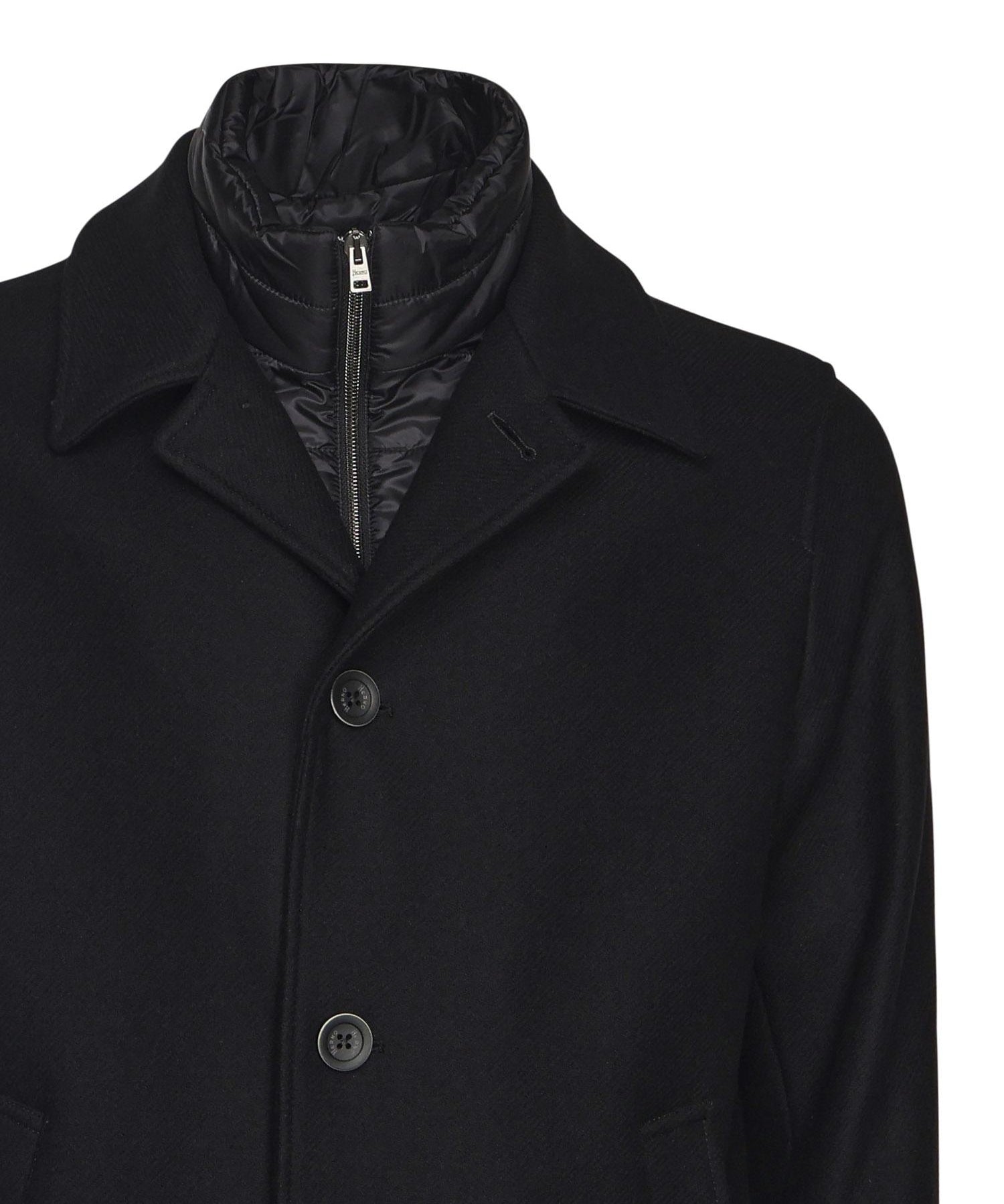 Cappotto monopetto in misto lana CA000215U 33432R9300 HERNO 