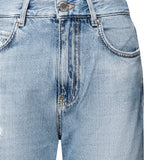 Jeans palazzo in denim soft 101733 A2DZPJV PINKO 