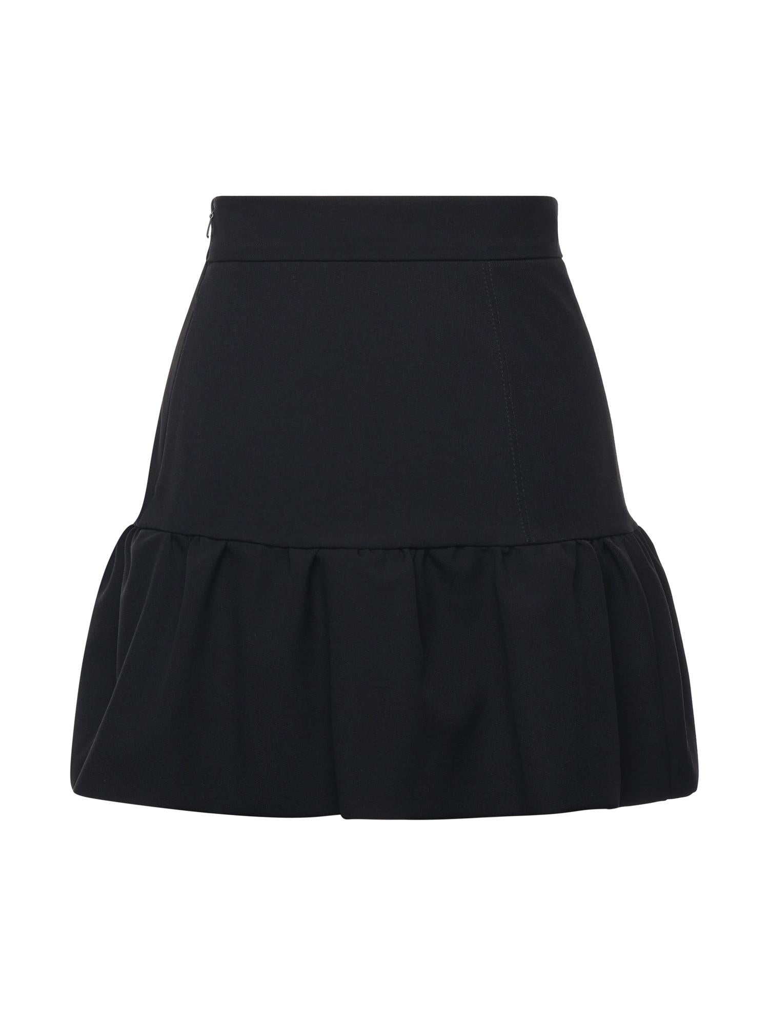 Minigonna con balza 105767 A2QVZ99 PINKO 