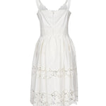 Abito midi in cotone con ricami F6C3QZ FGMFEW0111 DOLCE & GABBANA 