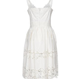 Abito midi in cotone con ricami F6C3QZ FGMFEW0111 DOLCE & GABBANA 