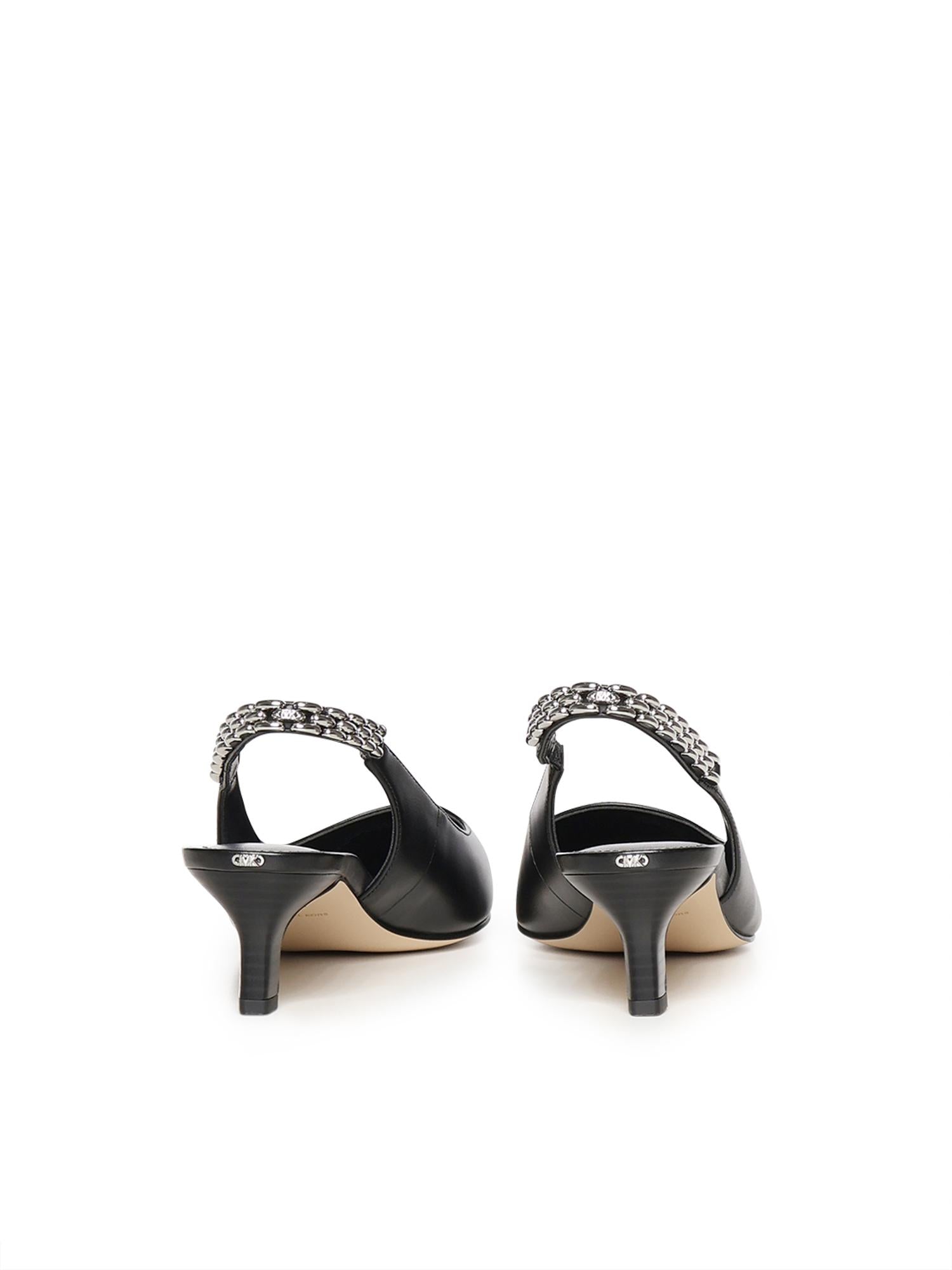 Décolleté Marcia slingback in pelle 40S6MCMP1L 001 MICHAEL MICHAEL KORS 