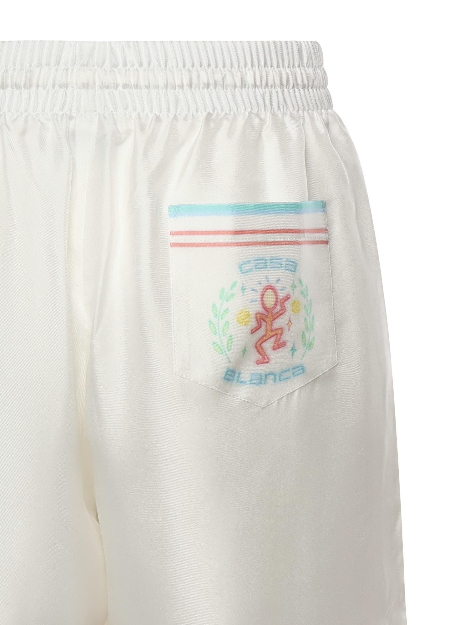 Shorts Dance Joy in seta MSP26TR339 01 CASABLANCA 