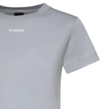 T-shirt con logo lettering 100373 A34FE87 PINKO 