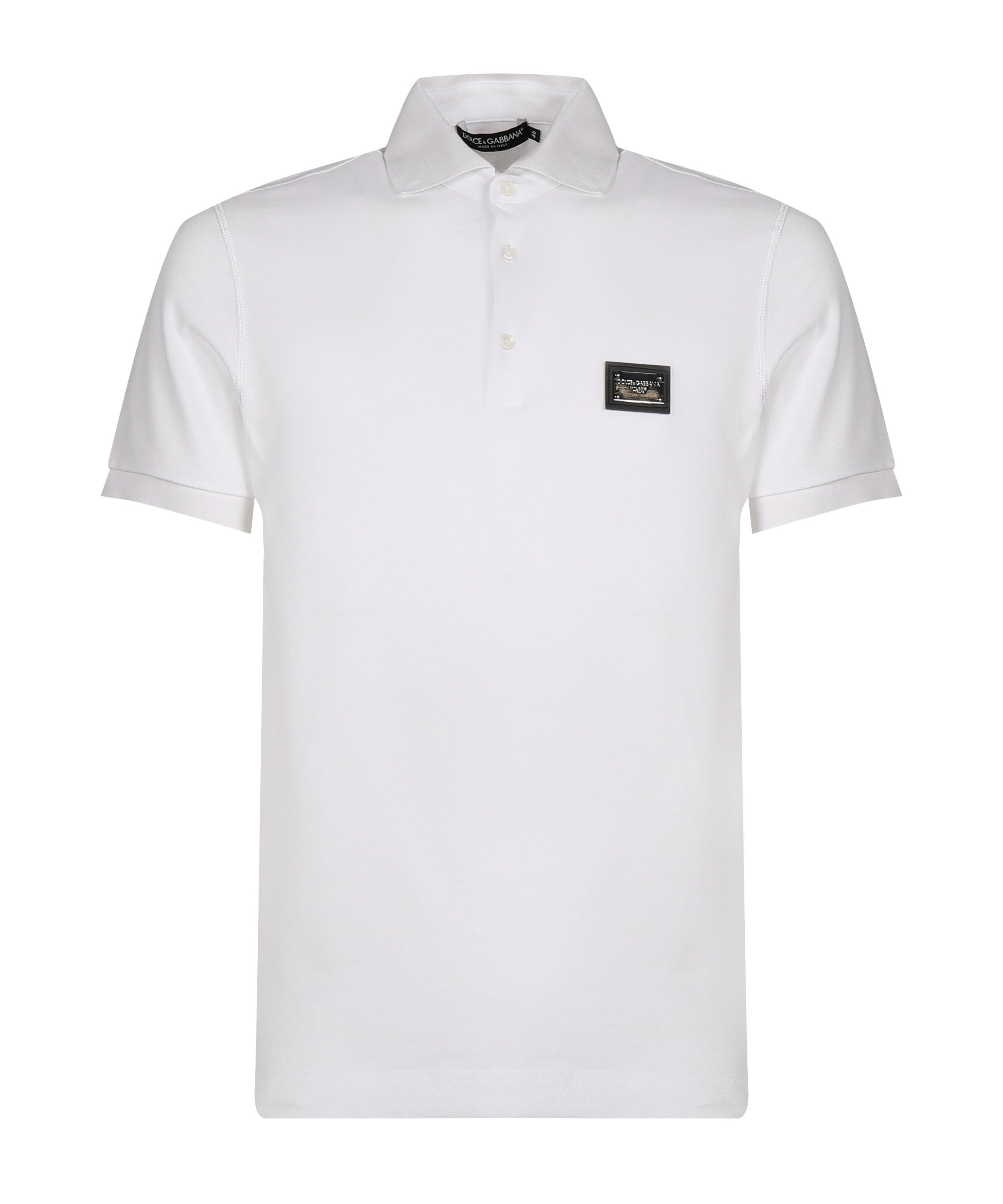 Polo piquet con placca logata G8PL4T G7F2HW0800 DOLCE & GABBANA 