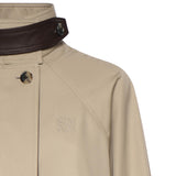 Parka cropped in cotone e seta S359Y02XFE 2140 LOEWE 