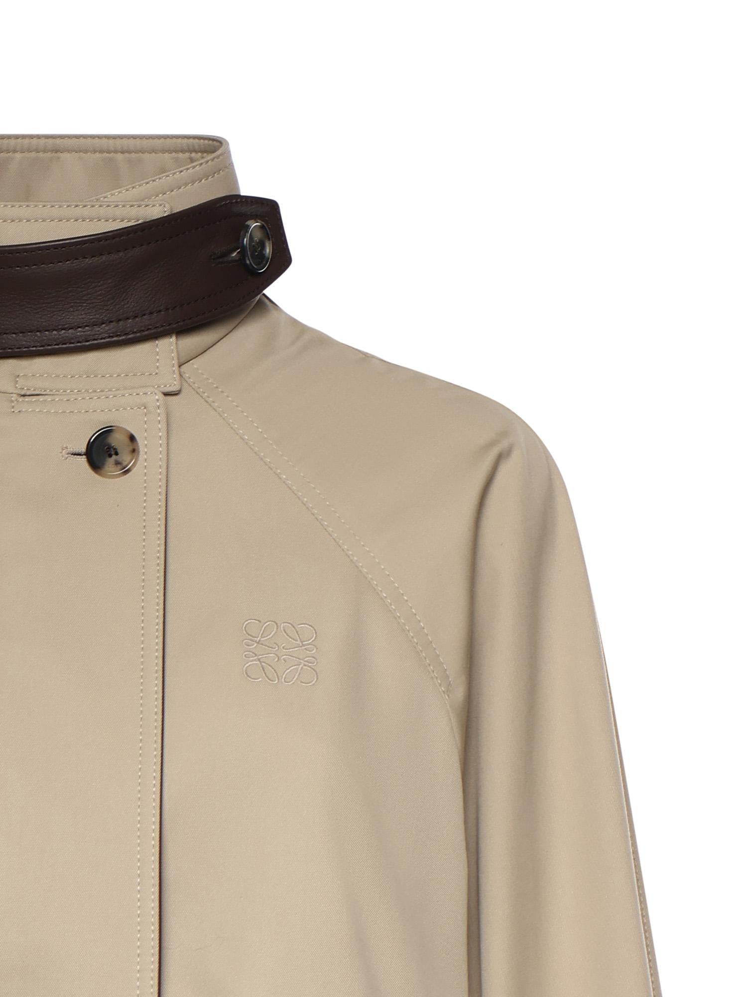 Parka cropped in cotone e seta S359Y02XFE 2140 LOEWE 