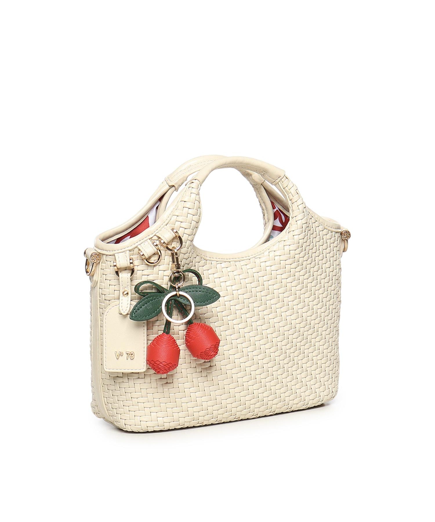 Mini bag Zelda in pelle 73BS9O602 ZELDAOFF WHITE V° 73 