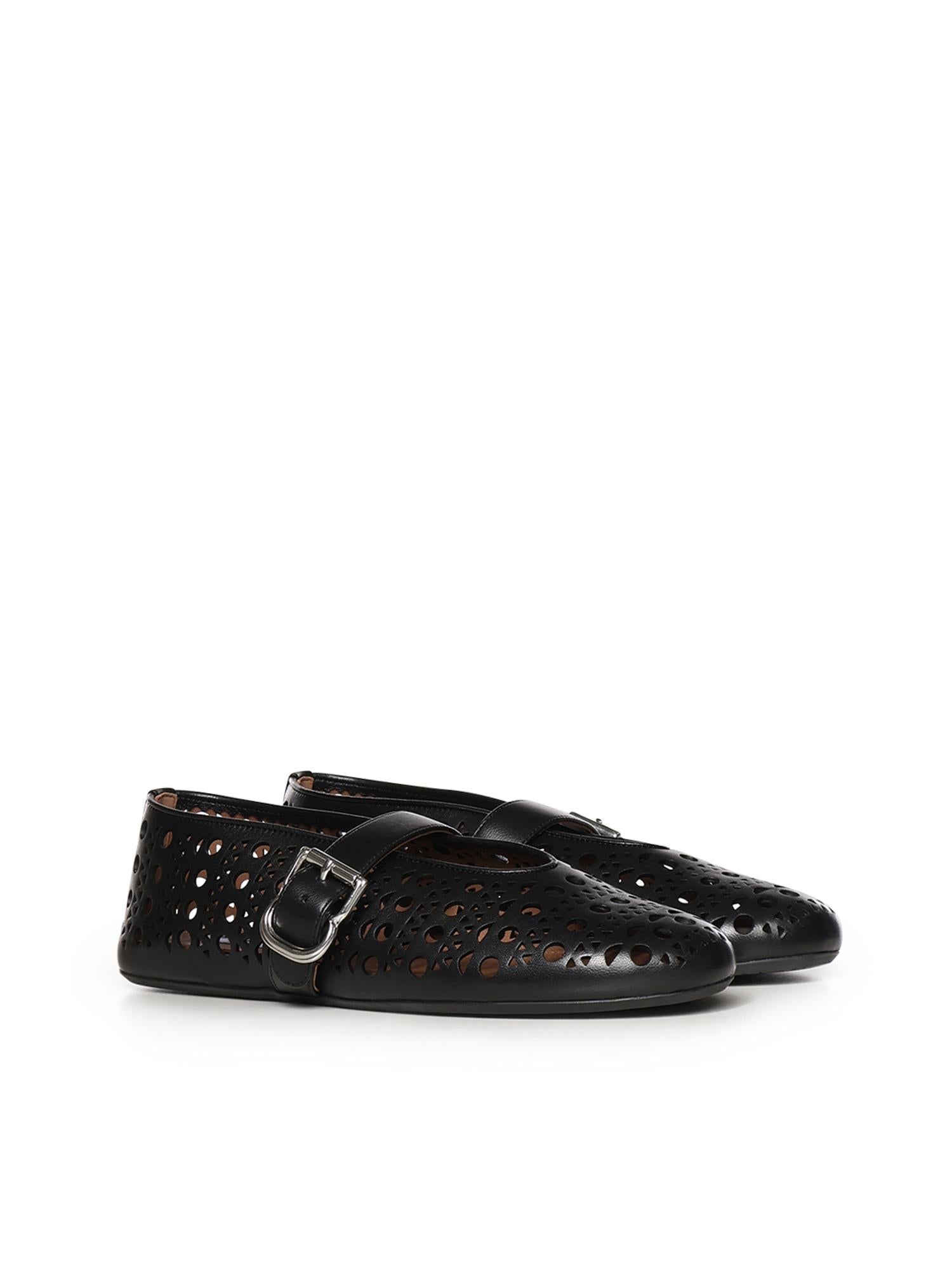 Ballerine Vienne in pelle AA3A029CK216 999 ALAIA 