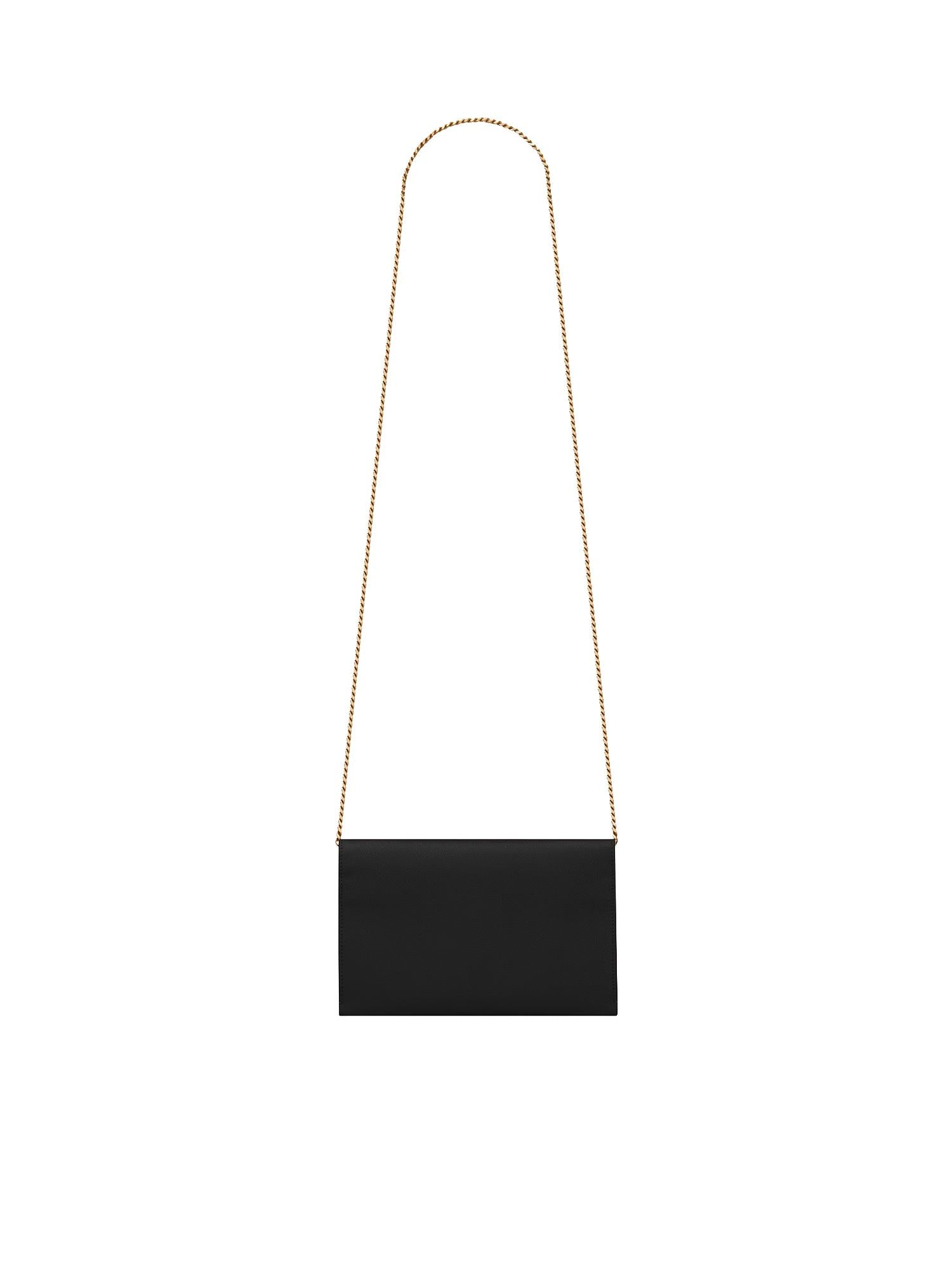 Pochette con catena Uptown 607788 1GF0J1000 SAINT LAURENT 