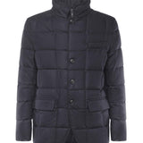 Piumino corto in flanella di lana cardata NAM45510210WGZ U604 FAY 