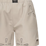 Shorts cut - out con elastico <BR/> COPP116F3004 BEI COPERNI 