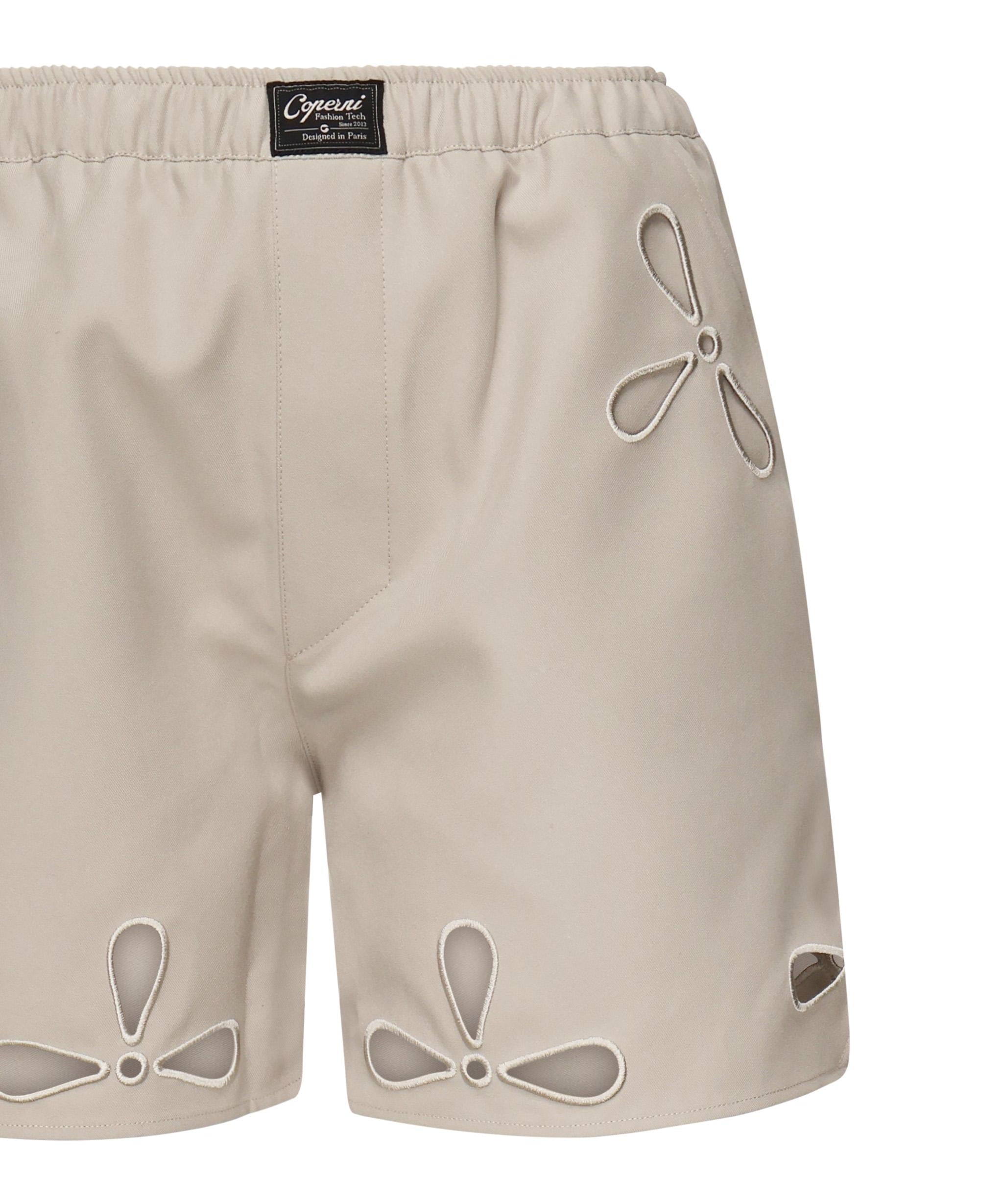 Shorts cut - out con elastico <BR/> COPP116F3004 BEI COPERNI 