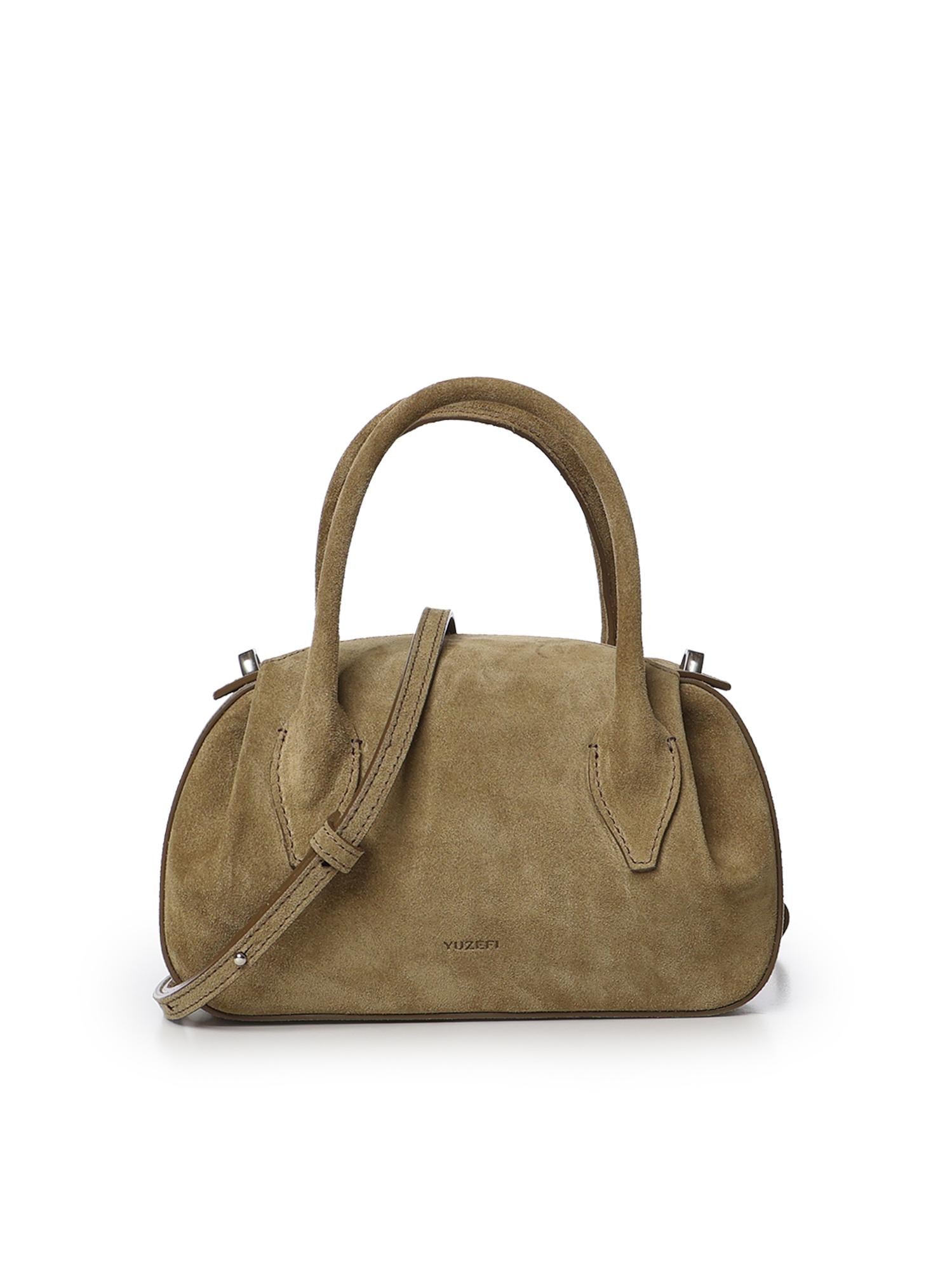 Mini bag Oyster in suede OYSTER MINI DUFFLE SUEDE  YUZEFI 