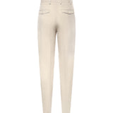 Pantalone in lyocell e lino M75PANM17TES0M116 02 ELEVENTY 